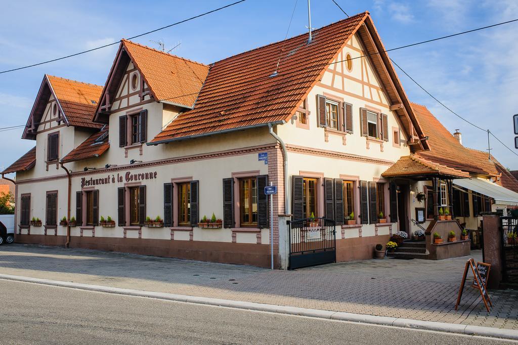 Hotel Restaurant La Couronne Роппенайм Екстер'єр фото